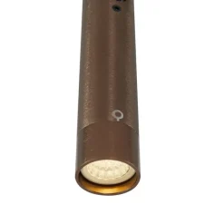 Modern railsysteem met 6 spots donker brons 1-fase - Slimline Uzzy