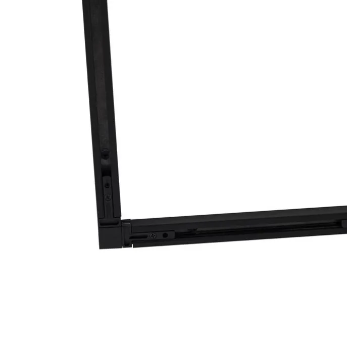 Modern railsysteem met 6 spots beige met zwart 1-fase - Slimline Uzzy