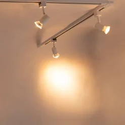 Modern railsysteem met 5 spots wit 1-fase- Iconic Jeany