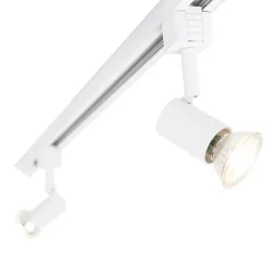 Modern railsysteem met 5 spots wit 1-fase- Iconic Jeany