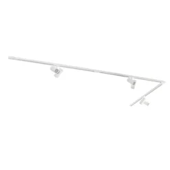 Modern railsysteem met 3 spots wit 1-fase- Iconic Scopio