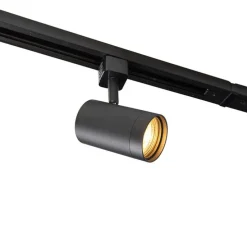 Modern railsysteem met 14 spots zwart 1-fase- Iconic Jeana