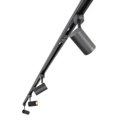 Modern railsysteem met 14 spots zwart 1-fase- Iconic Jeana