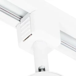 Modern railsysteem met 6 spots wit 1-fase ovaal 100cm - Iconic Jeana