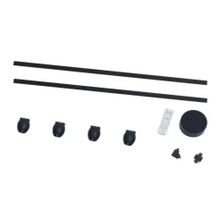 Modern railsysteem met 4 spots zwart 1-fase - Magnetic Zagaye