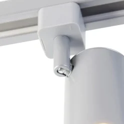 Modern railsysteem met 4 spots zilver 1-fase- Iconic Yade