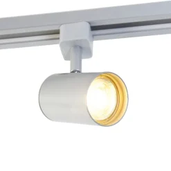 Modern railsysteem met 4 spots zilver 1-fase- Iconic Yade