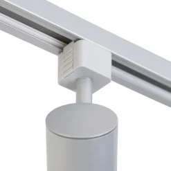 Modern railsysteem met 4 spots zilver 1-fase- Iconic Yade