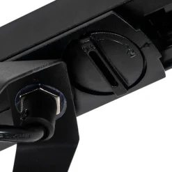 Modern railsysteem met 3 spots zwart 1-fase- Iconic Movie