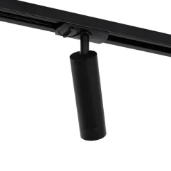 Modern railsysteem met 5 spots zwart 1-fase GU10 35mm - Iconic Jeana Luxe