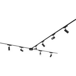 Modern railsysteem met 8 spots zwart 1-fase 400 cm - Magnetic Gert