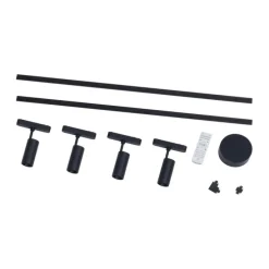 Modern railsysteem met 4 spots zwart 1-fase 200 cm - Magnetic Gert