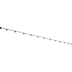 Modern railsysteem met 12 spots zwart 1-fase - Magnetic Zagaye