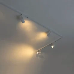Modern railsysteem met 10 spots wit 1-fase- Iconic Jeana