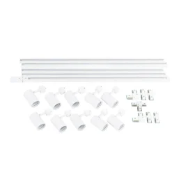 Modern railsysteem met 10 spots wit 1-fase- Iconic Jeana