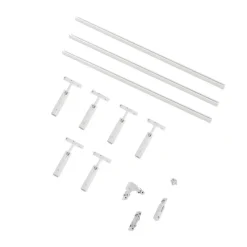 Modern railsysteem met 6 spots wit 1-fase - Slimline Uzzy