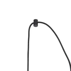 Modern railsysteem met 3 spots en 3 hanglampen zwart 1-fase - Iconic Cavalux Jeana