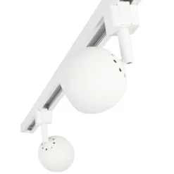 Modern railsysteem met 3 spots wit 1-fase- Iconic Gissi