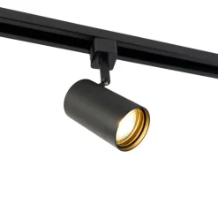 Modern railsysteem met 6 spots zwart 1-fase 200cm - Iconic Jeana