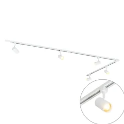 Modern railsysteem met 5 spots wit 1-fase- Iconic Jeana
