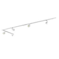 Modern railsysteem met 5 spots wit 1-fase- Iconic Gissi