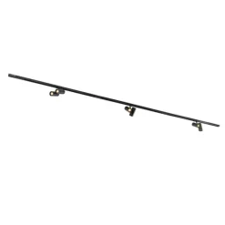 Modern railsysteem met 3 spots zwart 1-fase- Iconic Scopio