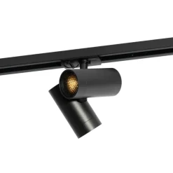 Modern railsysteem met 3 spots zwart 1-fase- Iconic Scopio