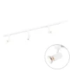 Modern railsysteem met 3 spots wit 1-fase- Iconic Jeany