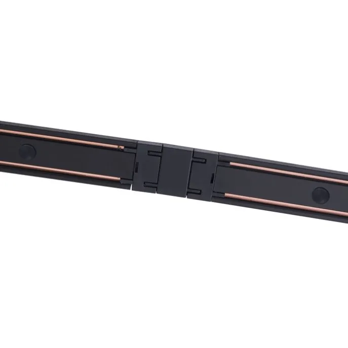 Modern railsysteem met 8 spots zwart 1-fase - Magnetic Samson