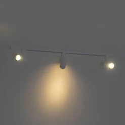 Modern railsysteem met 3 spots wit 1-fase- Iconic Jeana