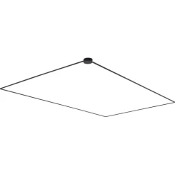 Modern railsysteem zwart 1-fase 1000 cm met ronde voeding - Magnetic