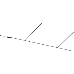 Modern railsysteem zwart 1-fase 800 cm - Magnetic