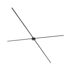 Modern railsysteem zwart 1-fase 600 cm met ronde voeding - Magnetic