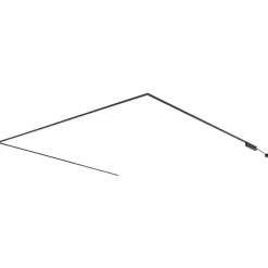 Modern railsysteem zwart 1-fase 600 cm - Magnetic
