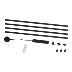 Modern railsysteem zwart 1-fase 400 cm - Magnetic