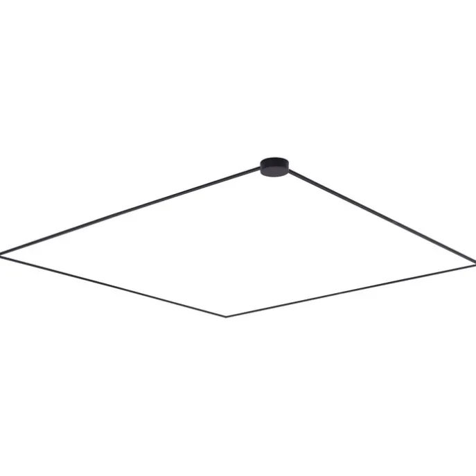 Modern railsysteem zwart 1-fase 800 cm met ronde voeding - Magnetic