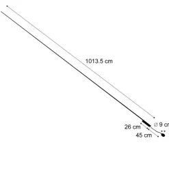 Modern railsysteem zwart 1-fase 1000 cm - Magnetic
