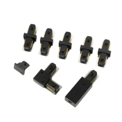 Modern railsysteemzwart 1-fase 300cm - Iconic