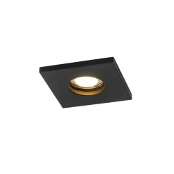 Moderne badkamer inbouwspot zwart - Doku