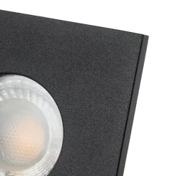 Moderne badkamer inbouwspot zwart - Doku