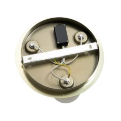 Moderne badkamer plafondlamp messing 3-lichts - Cederic