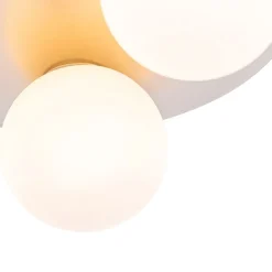 Moderne badkamer plafondlamp staal 3-lichts - Cederic