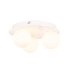 Moderne badkamer plafondlamp wit 3-lichts - Cederic