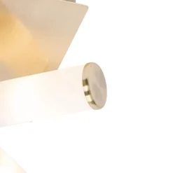 Moderne badkamer plafondlamp messing 4-lichts IP44 - Bath