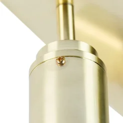 Moderne badkamer spot messing vierkant 3-lichts IP44 - Ducha