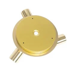 Moderne badkamer spot messing 3-lichts IP44 - Ducha