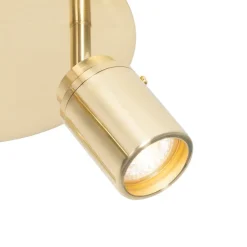 Moderne badkamer spot messing 3-lichts IP44 - Ducha