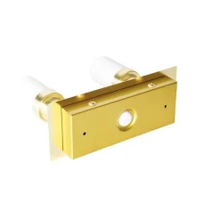 Moderne badkamer spot messing 2-lichts IP44 - Japie