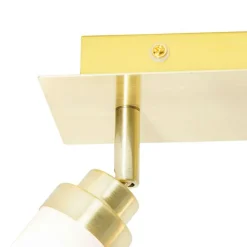 Moderne badkamer spot messing 2-lichts IP44 - Japie