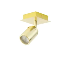 Moderne badkamer spot messing vierkant IP44 - Ducha